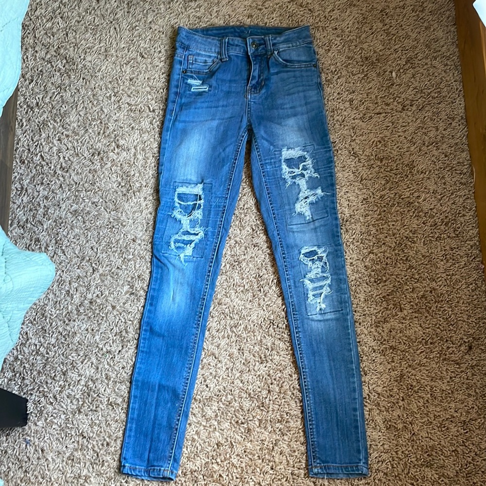 Juniors skinny jeans size 0